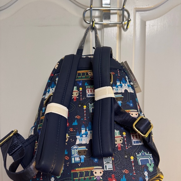 NWT Disney Parks Loungefly Dapper Dans Pop Mini Backpack Main Street Railway - Picture 6 of 11